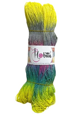 HOBİTU YARNS - HOBİTU EL BOYAMA KAĞIT İP 500-600 GR 203