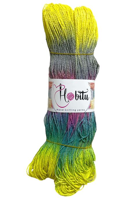 Hobitu Yarn - HOBİTU EL BOYAMA KAĞIT İP 500-600 GR 203