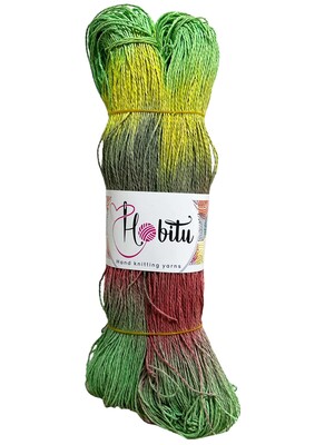 HOBİTU YARNS - HOBİTU EL BOYAMA KAĞIT İP 500-600 GR 207