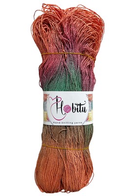 HOBİTU YARNS - HOBİTU EL BOYAMA KAĞIT İP 500-600 GR 208