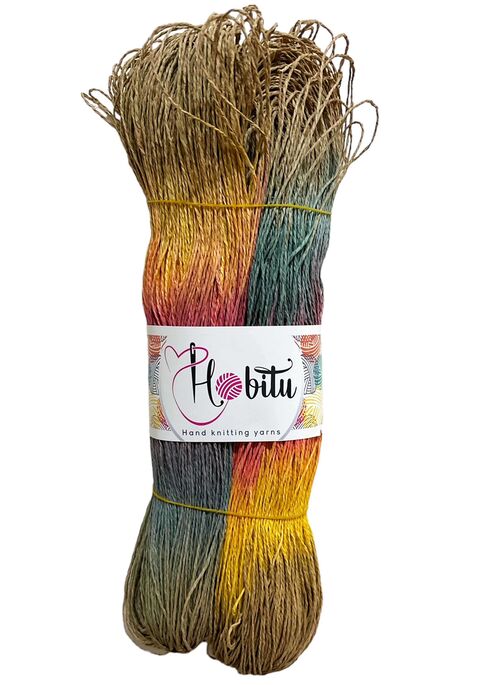 HOBİTU YARNS - HOBİTU EL BOYAMA KAĞIT İP 500-600 GR 211