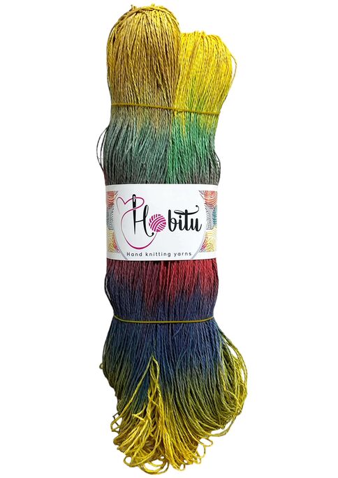 HOBİTU YARNS - HOBİTU EL BOYAMA KAĞIT İP 500-600 GR 217