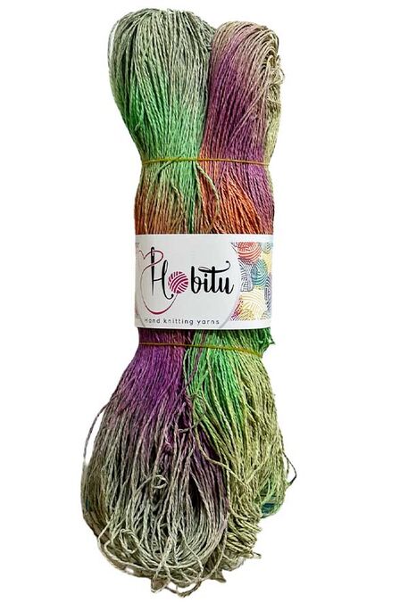 Hobitu Yarn - HOBİTU EL BOYAMA KAĞIT İP 500-600 GR 222