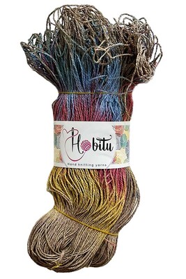 HOBİTU YARNS - HOBİTU EL BOYAMA KAĞIT İP 500-600 GR 223