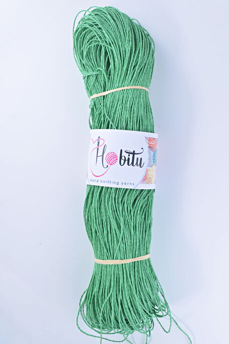 Hobitu Yarn - HOBİTU KAĞIT İP 325 - 375 GR 175 Yeşil