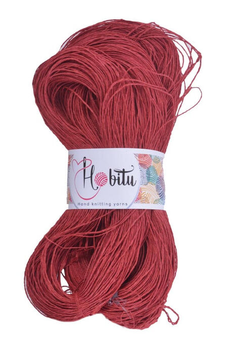 Hobitu Yarn - HOBİTU KAĞIT İP 500-600 GR 105 Marsala