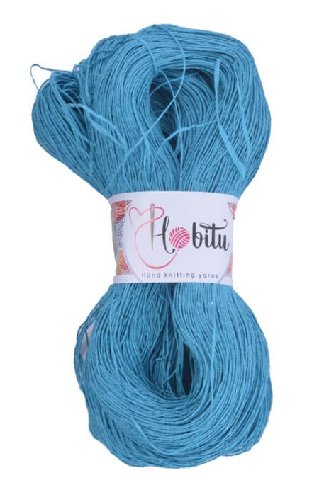 Hobitu Yarn - HOBİTU KAĞIT İP 500-600 GR 230 Turkuaz