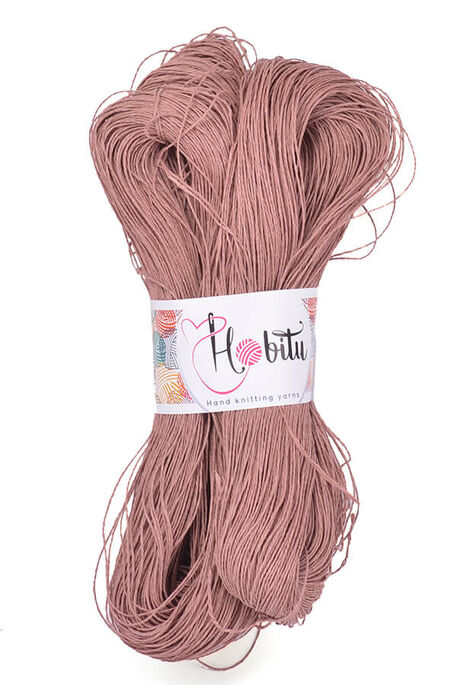 Hobitu Yarn - HOBİTU KAĞIT İP 500-600 GR 275 Pastel Gül