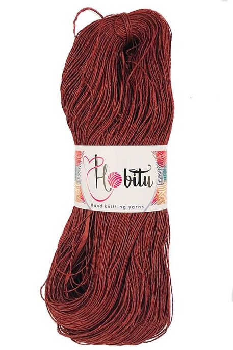 Hobitu Yarn - HOBİTU KAĞIT İP 500-600 GR 999 Bordo