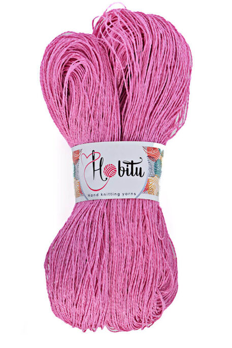 Hobitu Yarn - HOBİTU KAĞIT İP 500-600 GR 098 Erguvan