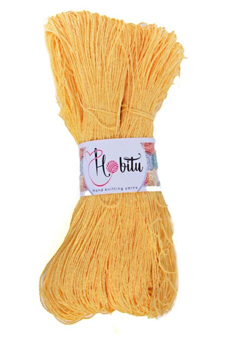 Hobitu Yarn - HOBİTU KAĞIT İP 500-600 GR 215Sarı