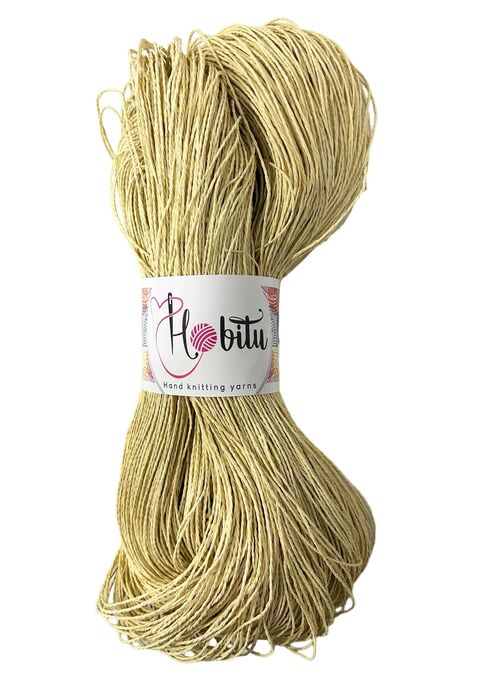 HOBİTU YARNS - HOBİTU KAĞIT İP 500-600 GR 451 Badem