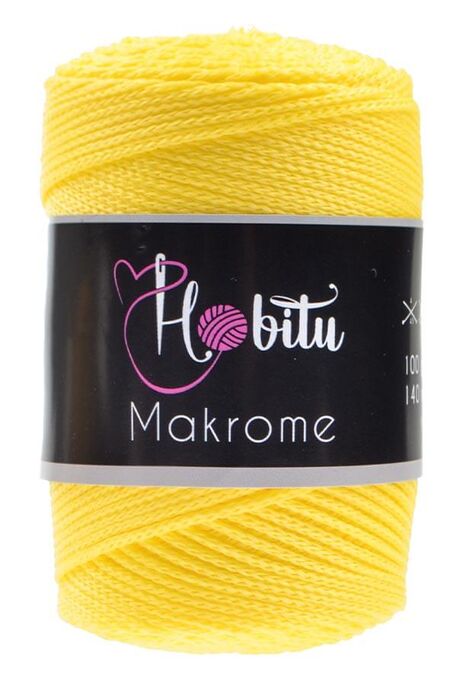 Hobitu Yarn - HOBİTU MACRAME YARN 055 YELLOW