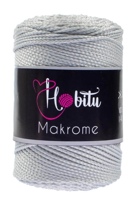 Hobitu Yarn - HOBİTU MACRAME YARN 060 LIGHT GRAY