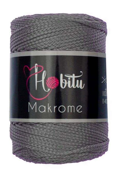 Hobitu Yarn - HOBİTU MACRAME YARN 064 GRAY