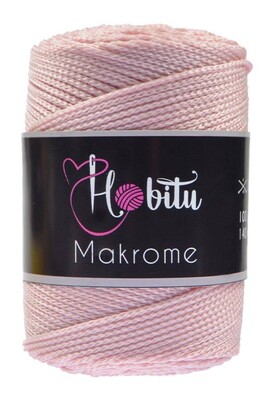 Hobitu Yarn - HOBİTU MACRAME YARN 072 SOFT PINK