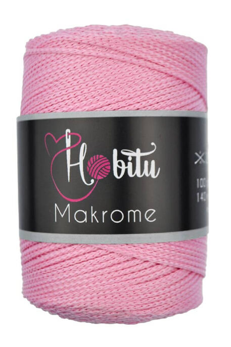 Hobitu Yarn - HOBİTU MACRAME YARN 074 PINK