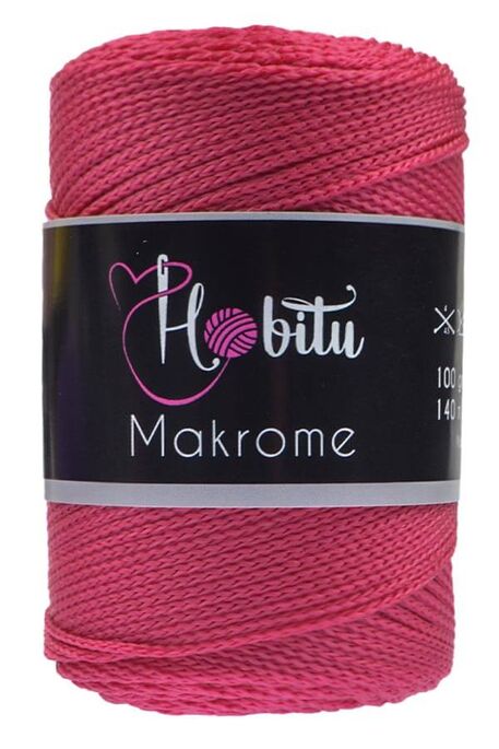 Hobitu Yarn - HOBİTU MACRAME YARN 080 FUSHIA