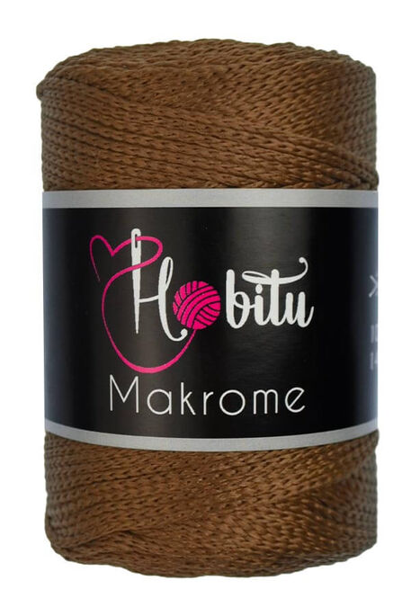 Hobitu Yarn - HOBİTU MACRAME YARN 200 REDDISH BROWN