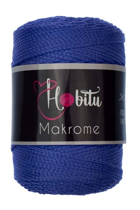 Hobitu Yarn - HOBİTU MACRAME YARN 252 SAX BLUE