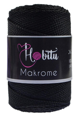 Hobitu Yarn - HOBİTU MACRAME YARN 270 BLACK