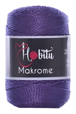 HOBİTU YARNS - HOBİTU MAKROME 142 Mor