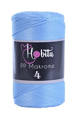 HOBİTU YARNS - HOBİTU MAKROME 200GR NO:4 220 Mavi