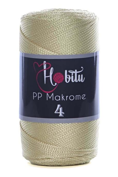 Hobitu Yarn - HOBİTU MAKROME 200gr NO:4 023 Buğday