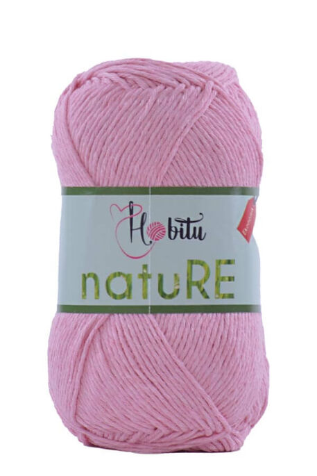 HOBİTU YARNS - HOBİTU NATURE 162 TOZ PEMBE