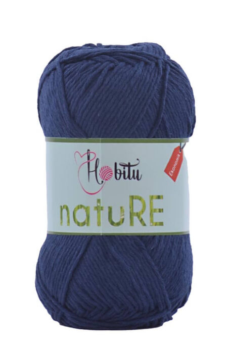 HOBİTU YARNS - HOBİTU NATURE 184 LACİVERT