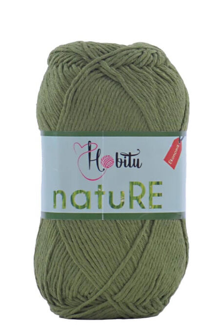 HOBİTU YARNS - HOBİTU NATURE 187 Kına Yeşili