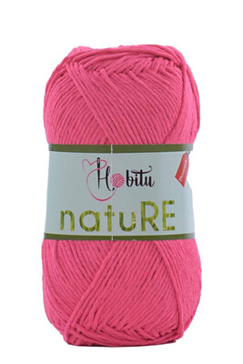 HOBİTU YARNS - HOBİTU NATURE 203 NEON PEMBE