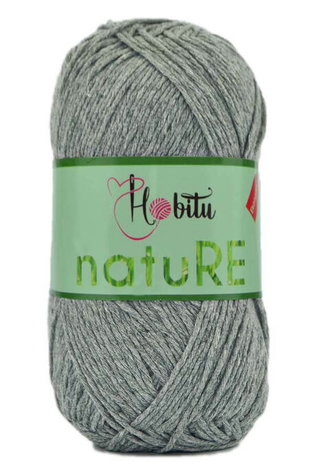 HOBİTU YARNS - HOBİTU NATURE 307 ORTA GRİ