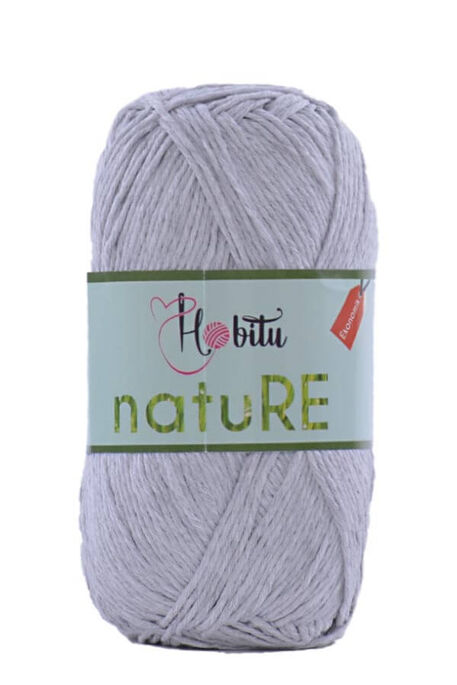 Hobitu Yarn - HOBİTU NATURE KNİTTİNG YARN 156 Light Grey