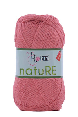 Hobitu Yarn - HOBİTU NATURE KNİTTİNG YARN 166 POMEGRANETE FLOWER