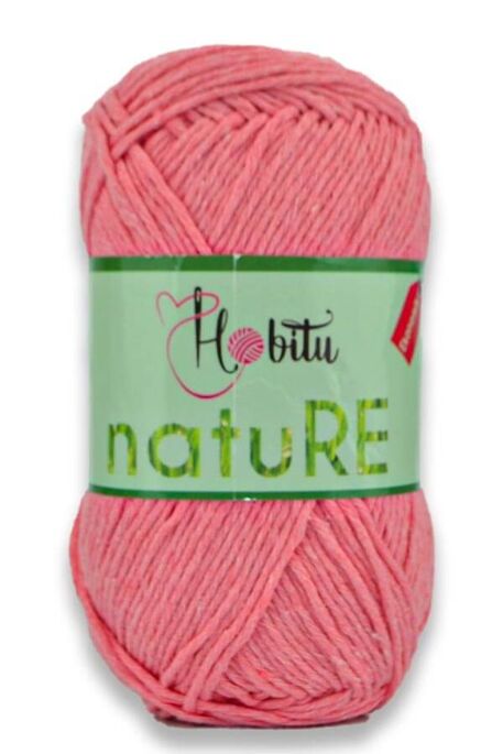 Hobitu Yarn - HOBİTU NATURE KNİTTİNG YARN 304 SOFT Pink