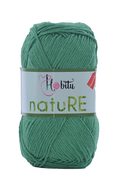 Hobitu Yarn - HOBİTU NATURE KNİTTİNG YARN 306 Light EMERALD