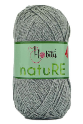 Hobitu Yarn - HOBİTU NATURE KNİTTİNG YARN 307 mid Grey