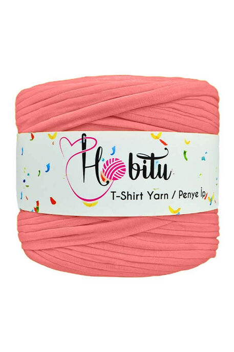 Hobitu Yarn - HOBİTU PENYE İP T-SHİRT YARN 145 CORAL