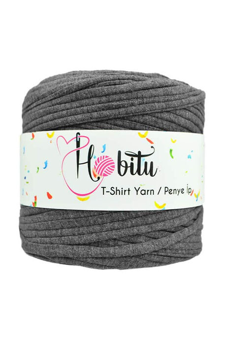 Hobitu Yarn - HOBİTU PENYE İP T-SHİRT YARN 193 DARK GREY