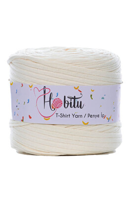 Hobitu Yarn - HOBİTU PENYE İP T-SHİRT YARN 256 Krem