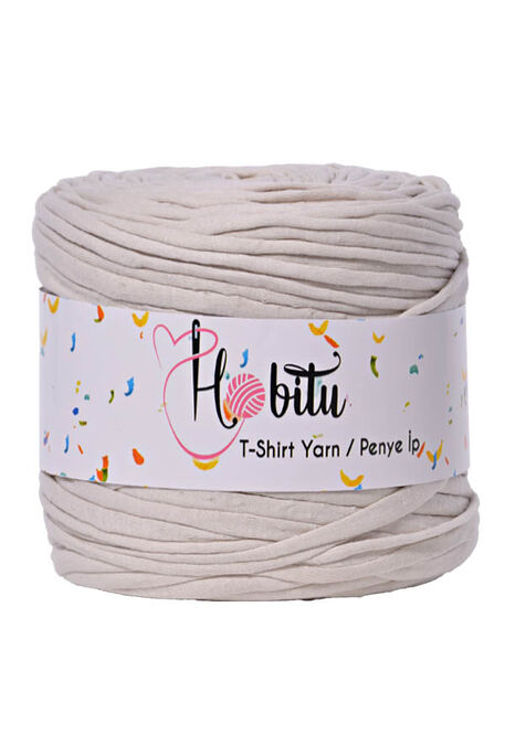 Hobitu Yarn - HOBİTU PENYE İP T-SHİRT YARN 599 Fil Dişi