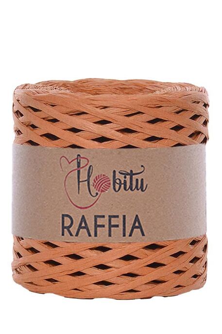 Hobitu Yarn - HOBİTU RAFFİA İPİ 200 GR G31 Taba