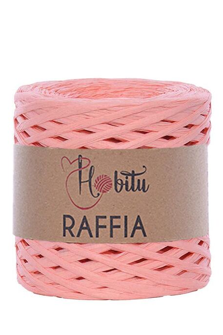 Hobitu Yarn - HOBİTU RAFFİA İPİ 200 GR G6 Somon