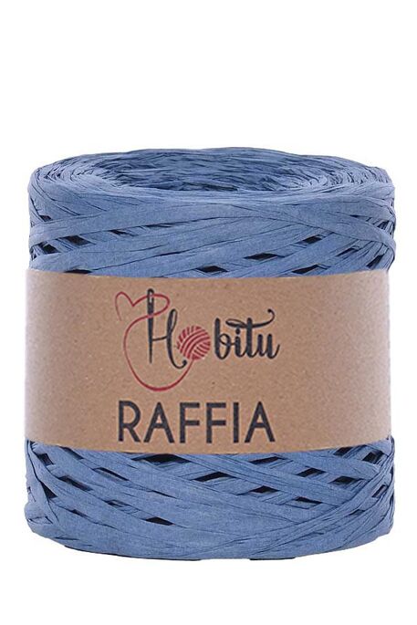 Hobitu Yarn - HOBİTU RAFFİA İPİ 200 GR G67 Denim