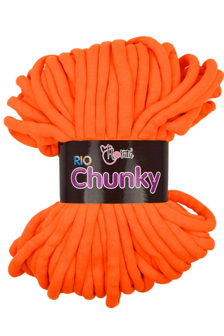 Hobitu Yarn - HOBİTU RİO CHUNKY KNİTTİNG YARN 1358 ORANGE