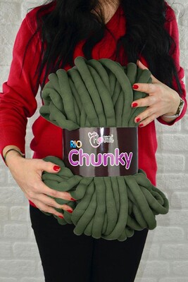 HOBİTU RİO CHUNKY KNİTTİNG YARN 1902 KHAKI - Thumbnail