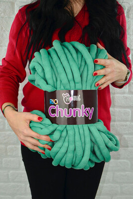 HOBİTU RİO CHUNKY KNİTTİNG YARN 1910 MINT - Thumbnail