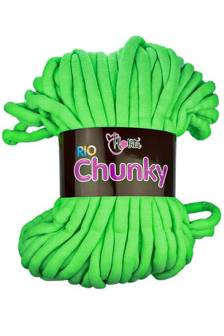 Hobitu Yarn - HOBİTU RİO CHUNKY KNİTTİNG YARN 3240 APPLE GREEN