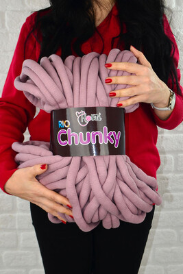 HOBİTU RİO CHUNKY KNİTTİNG YARN 3310 PASTEL ROSE - Thumbnail